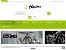 Tablet Screenshot of anjanabike.com